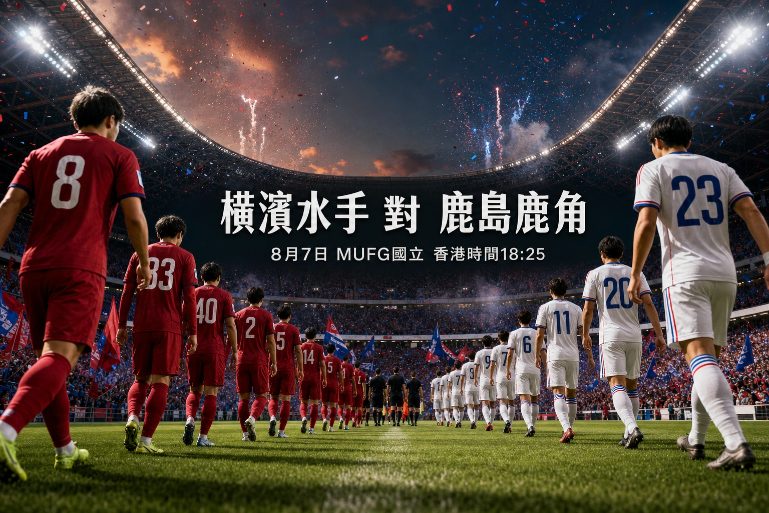 J1聯賽2026-27揭幕戰前瞻：橫濱水手對鹿島鹿角，8月7日MUFG國立香港時間18:25開波 | GamePlus 體育資訊站