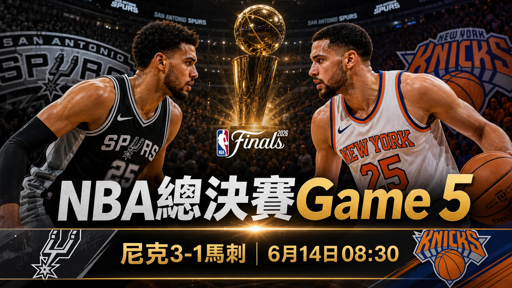 NBA總決賽Game 5回顧:賽前勝負線如何對照尼克94比90馬刺