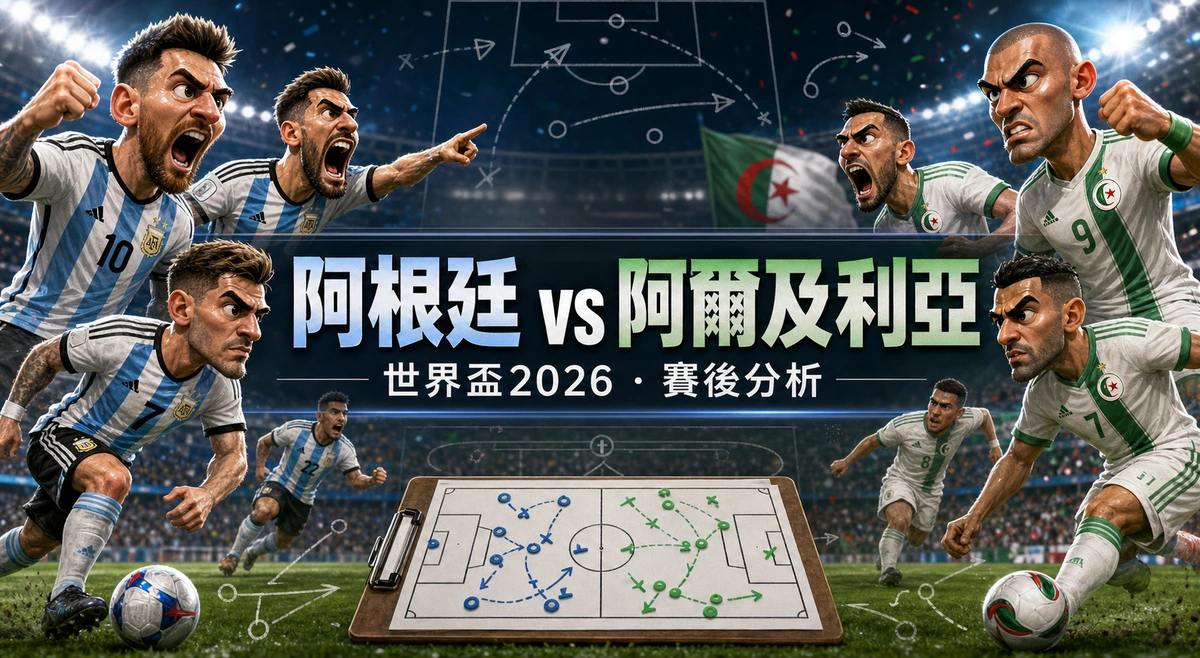 阿根廷3-0阿爾及利亞賽後分析｜美斯帽子戲法背後的戰術控制、多項里程碑與J組形勢