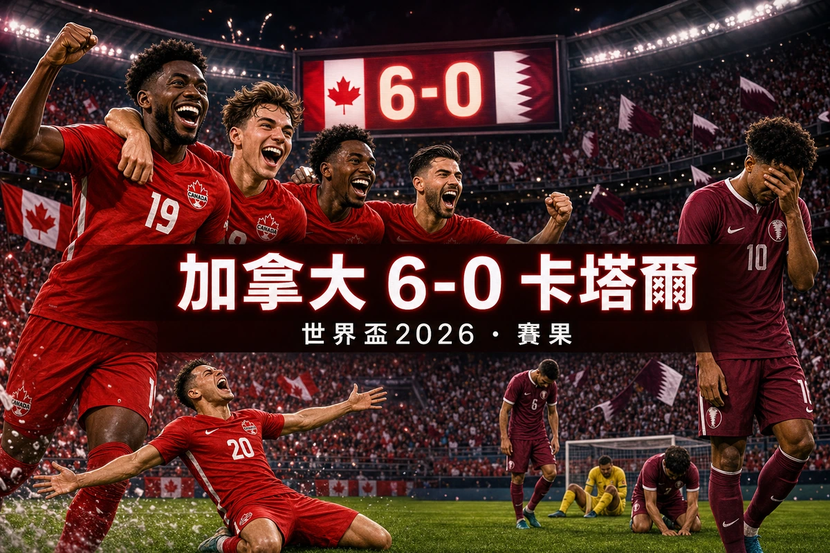 加拿大6-0卡塔爾賽果：主辦國大勝B組形勢逆轉，香港時間與出線分析 | GamePlus 體育資訊站