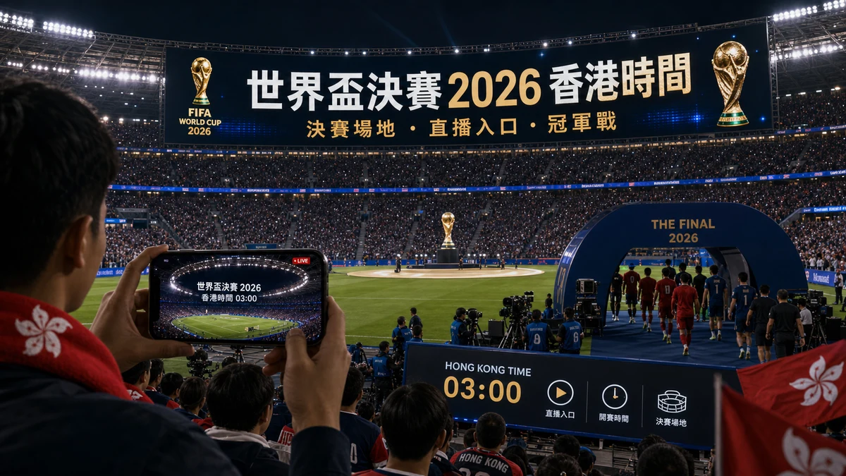 世界盃決賽時間2026香港指南:決賽場地、香港時間、直播入口與冠軍戰重點