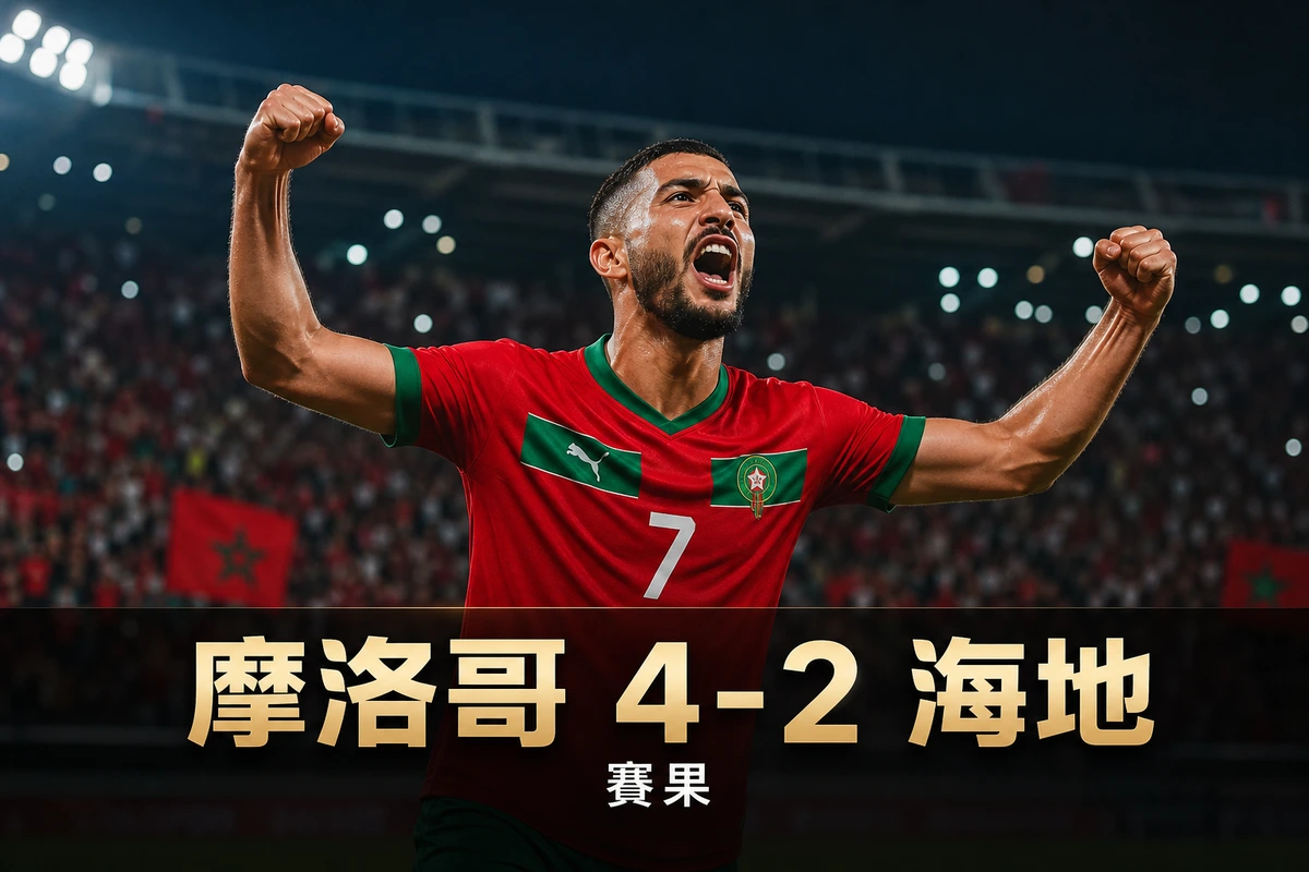 世界盃2026 摩洛哥 4-2 海地賽果|C組香港時間25/6 06:00 兩度落後逆轉 Hakimi Saibari Rahimi建功晉級