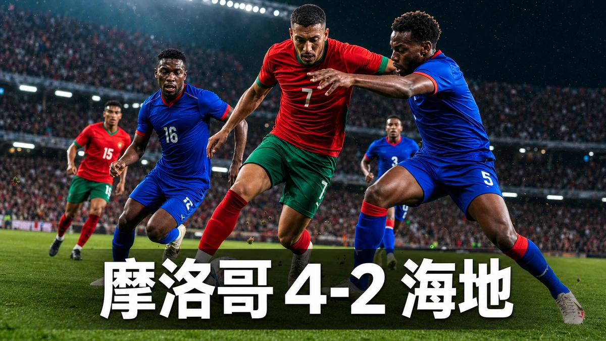 世界盃2026 摩洛哥 4-2 海地賽果｜C組香港時間25/6 06:00 兩度落後逆轉 Hakimi Saibari Rahimi建功晉級