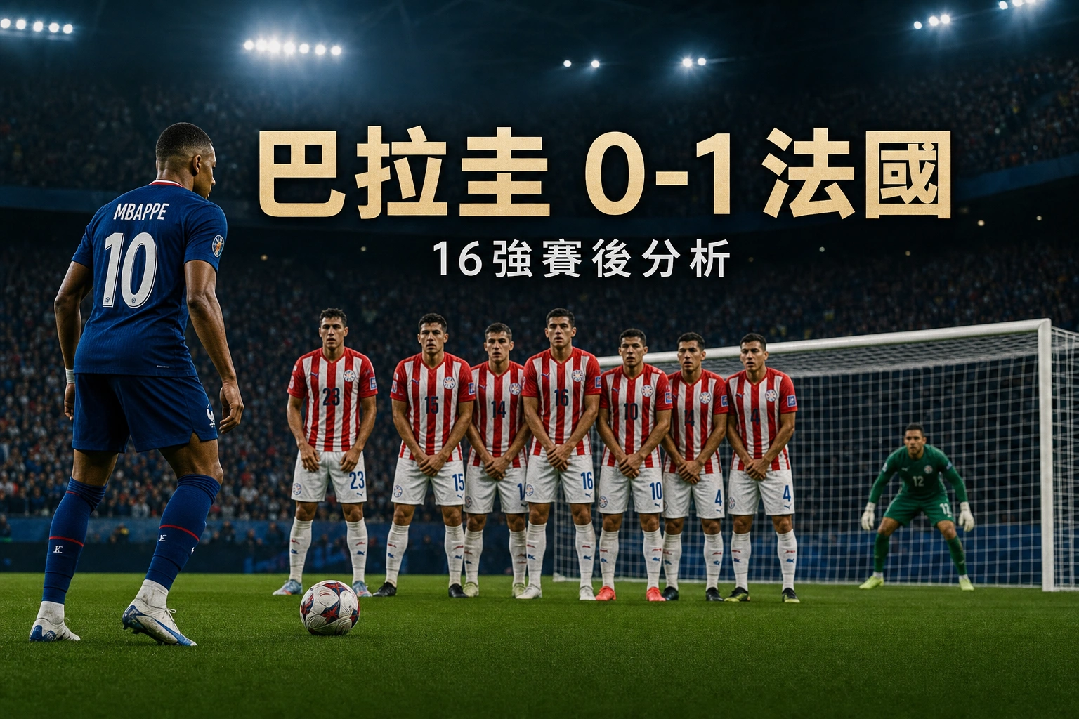 巴拉圭0-1法國賽後分析｜76%控球只換一個十二碼 法國破密集隱憂成8強對摩洛哥警號