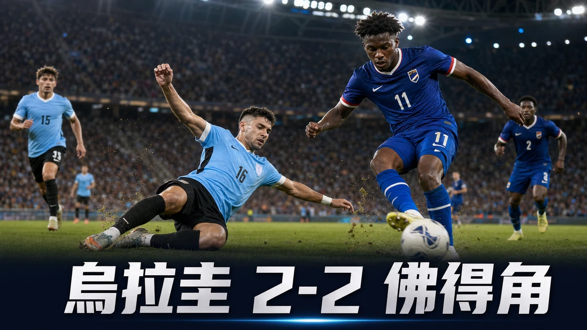 世界盃2026 烏拉圭 2-2 佛得角賽果｜G組香港時間22/6 06:00 佛得角射入世盃史上首球、補時2-1反被追平