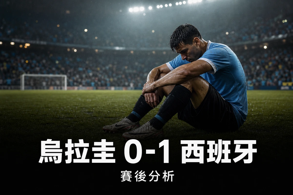 烏拉圭0-1西班牙賽後分析|慕士萊拿失誤斷送出線、比爾沙攻勢豪賭與西班牙首名走線