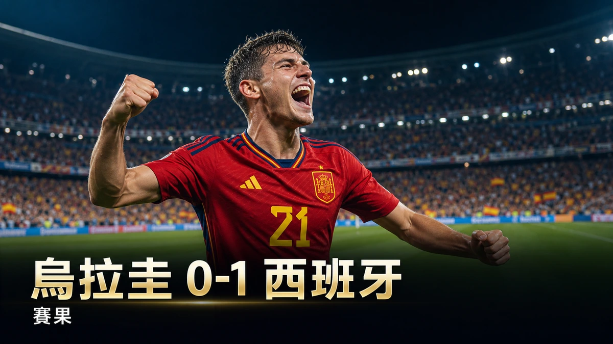 世界盃2026 烏拉圭 0-1 西班牙賽果|G組末輪香港時間27/6 08:00 巴恩拿一箭定江山