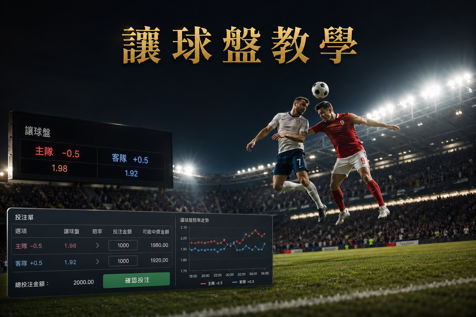 讓球盤教學：亞洲 handicap 基礎進階與實戰技巧