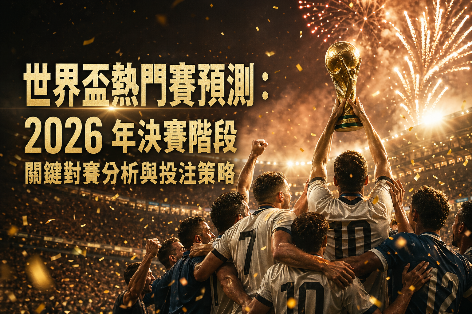 世界盃熱門賽預測：2026 年決賽階段關鍵對賽分析與投注策略