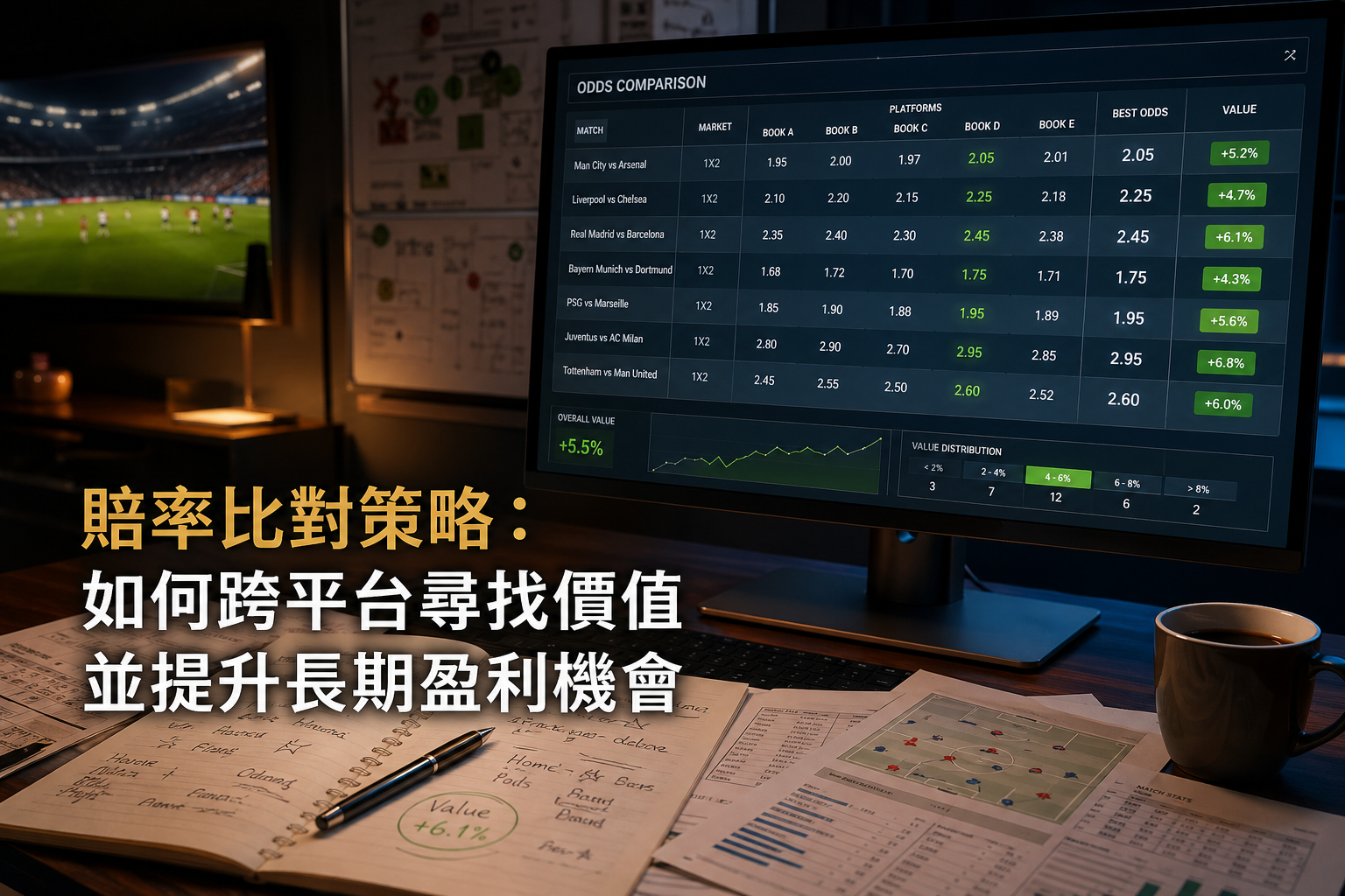 賠率比對策略：如何跨平台尋找價值並提升長期盈利機會